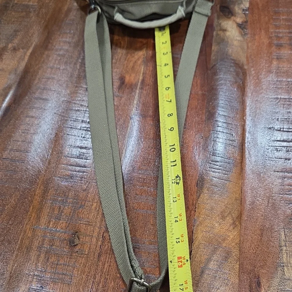 Vintage Fox Brown and Tan Men's Messenger Bag